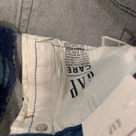 Gap Jeans Women's Petite 29 High Rise Cheeky Straight Denim Button Fly NWT - Picture 9 of 14